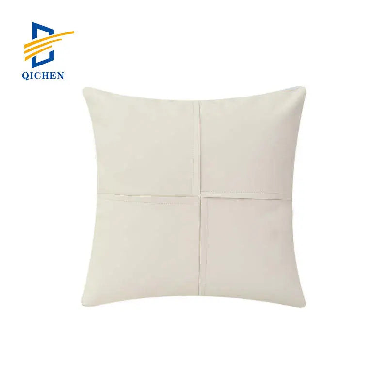 Innermor Leather Cushion Covers Decorative Home Boho Throw Pillow Case Chair Cushion Cover