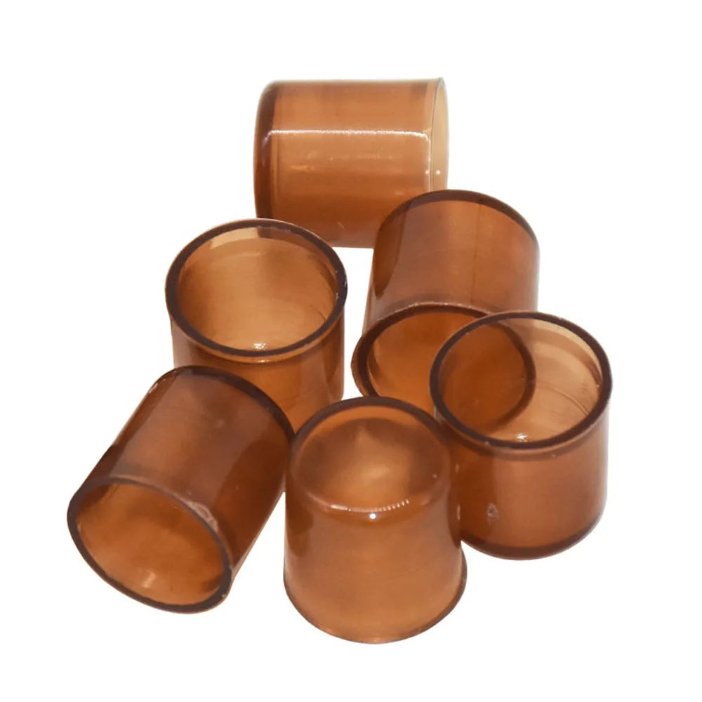 1000PCS Beekeeping Queen Rearing Cell Cups Mini Plastic Vials Plastic Brown Honey Bee Beekeeping Supplies