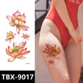 New Design Non-Toxic Butterfly Flower Waterproof Customized Temporary 3D Tattoo Sticker for Body Art
