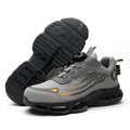 ZG 918-1 Swivel Button Safety Shoes Lightweight  BLACK  SAFETY SHOES  WITH ROTATING BUTTON