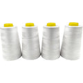Factory Price 50s/3 5000m Bleach White Long Staple 100% Cotton Sewing Thread Hand Embroidery Cotton Thread for Kites Flying