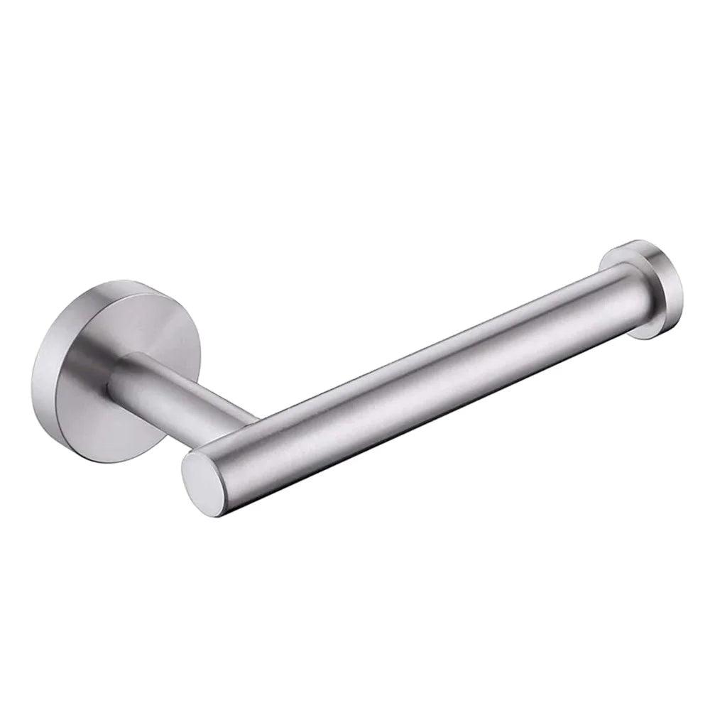 Wholesale Modern Wall-Mounted Bathroom Set with Self-Adhesive Stainless Steel Toilet Paper Holder and Roll Paper Rack