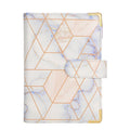 New A6 PU Leather Full Color Grid Ring Binder for Cash Saving Organizer Planner Budget Binder Cover with Metal Corners