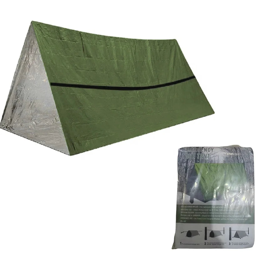 IRONDONKEY 245*157CM Rescue Tent Survival Emergency Carpet Tent Outdoor Raincoat Bivy Bags Emergency Blanket