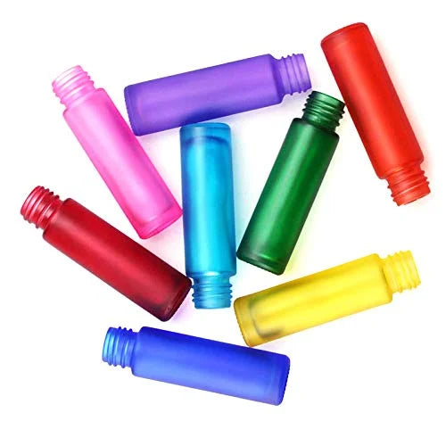 5ml 10ml 15ml 50ml Matte Black Gold Amber Eye Roller Ball Bottle Travel Premium Essential Oil Perfume Roll On Bottles