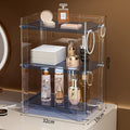 3 Layer Plastic Countertop Organizer for Bathroom Counter Spice Rack Organizer for Bathroom Counter Shelf and Wall Mounted