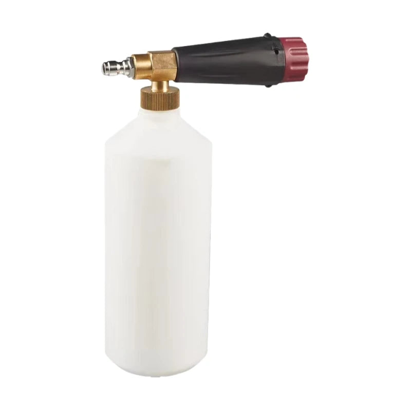 1L Brass Foam Gun 1/4 Inch Quick Connector Fitting Multifunction Car Wash Equipment Tools Car Washer Snow Foam Lance