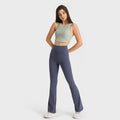 2022 New Arrival Autumn Fashion Women High Waist Flare Pants Slim Gym Fitness Wear Yoga Pants Workout Sport Pants