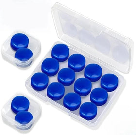 Wax Earplugs Reusable Ear Plugs Noise Cancelling Sound Blocking Silicone Moldable Earbuds with Travel Case for Sleeping