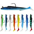 SNEDA Wholesale 15cm 30g Swimbait Artificial Bait Carp Pesca Lead Jig Head Eel Lure Soft Fishing Lure