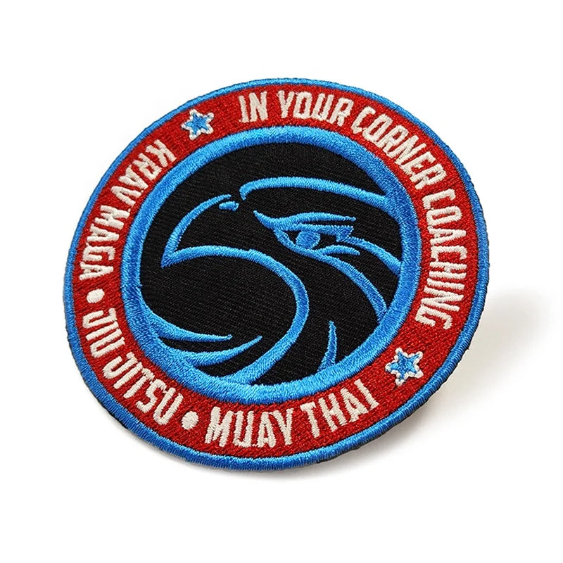 Shenzhen Embroidery Factory Custom Iron on Embroidered Patches