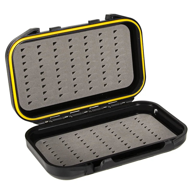 SNEDA Waterproof Fly Fishing Lure Bait Hook Case Double Sides Foam Fly Fishing Lure Bait Hook Tackle Storage Case Cover Box