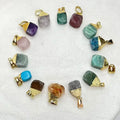 Factory Direct Sale Ins Fashion Jewelry Gemstone Pendant Crystal Necklace Healing Natural Gem Stone for Women