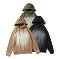 Terry Fleece Stone Solid Casual Oversized Vintage Acid Wash Ripped Custom Washed 100% Cotton Spring Hoodie