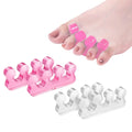 Soft Silicone Manicure Pedicure Nails Finger Separator Correction Flexible Finger Toe Spacer Separation Straighteners Tool