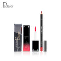 Custom Logo Private Label Makeup Wholesale Matte Velvet Lip Gloss+Lip Pencil Set OEM Cosmetic Brands