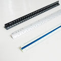 Custom 3 Sided Plastic Architectural Fashion Measuring Triangular Scale Ruler Foldable Promotional with Logo