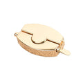 Wholesale Light Gold Metal Twist Lock for Bags Parts & Accessories with Hardware Purse Locks
