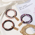 Hot Fashion 4mm Crystal Beads Bracelet Healing Yoga Natural Stone Beaded Stretch Layered Bracelet