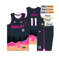 ODM Professional Custom High Quality Adults Basketball Jersey Unisex Quick Dry Sets Team Name Logo Sublimation Basketball Wear