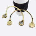 Deepeel MHD090 14*10cm Handbag Hardware Accessories Handle Decorative Parts Purse Bag Handles
