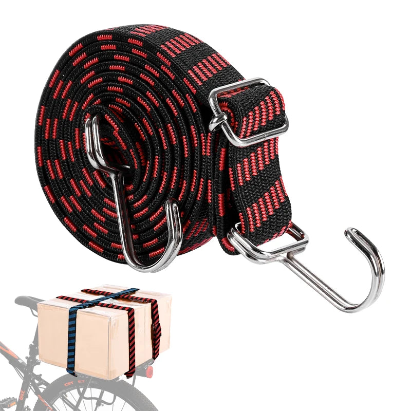 2025 New Outdoor Cycling Travel Bike Rear Rack Fixing Ropes Resilient Bicycle Straps