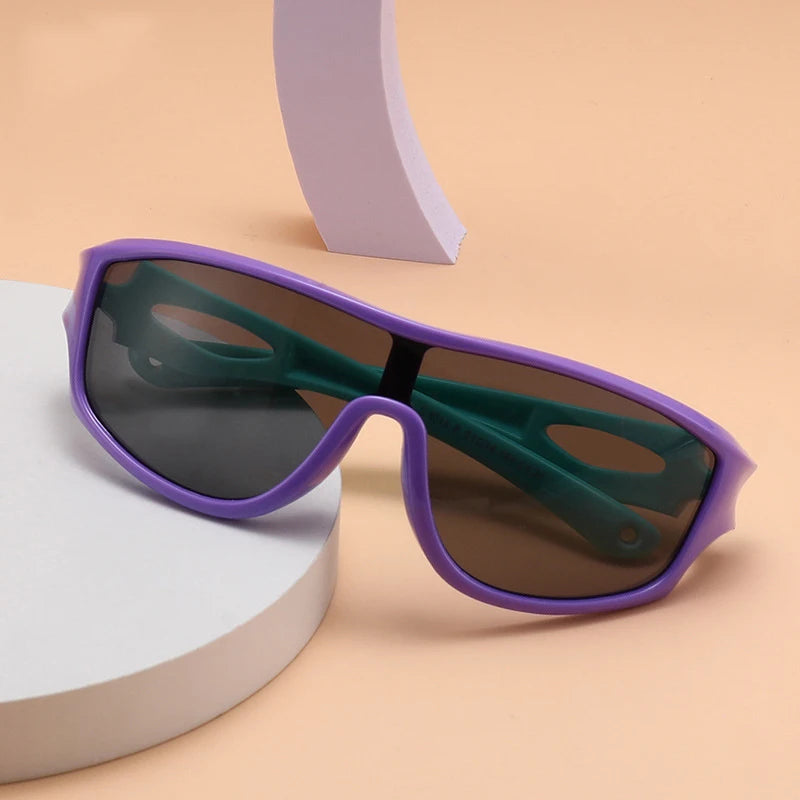 Sunway Eyewear New Arrival Polarized Flexible UV400 Boys Girls TPEE Kids Sports Sunglasses