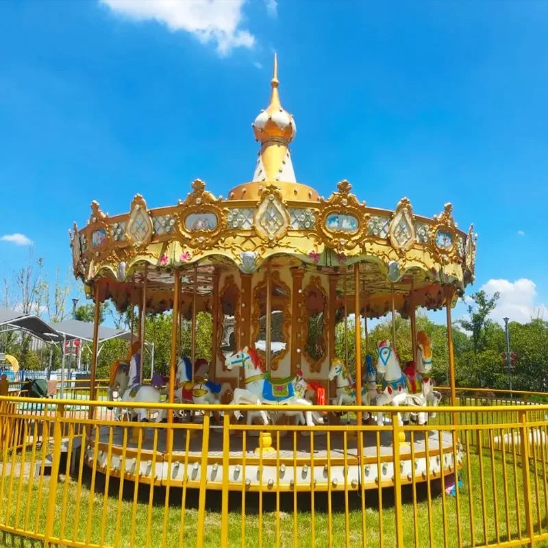 2025 Hot Amusement Park Rides Ocean Merry Go Round Carousel Horse Carousel Amusement Rides for Sale