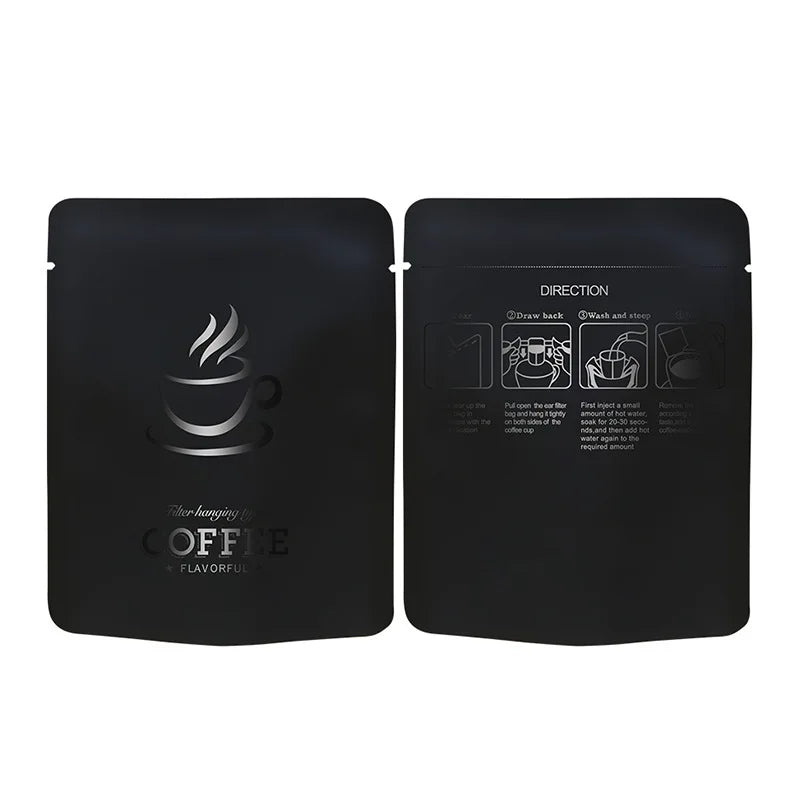 Wholesale Stand-Up Pouch with Zip Lock Matt White Aluminum Foil for Coffee and Food Laminated Aluminum Foil Bag