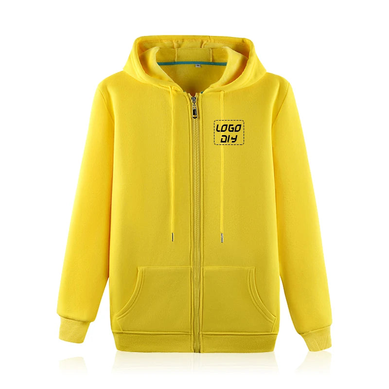 Super Soft Fabric Smooth Cotton Men's Hoodies Autumn Hooded Sweatshirts With Fleece Zipper Hoodies for Men