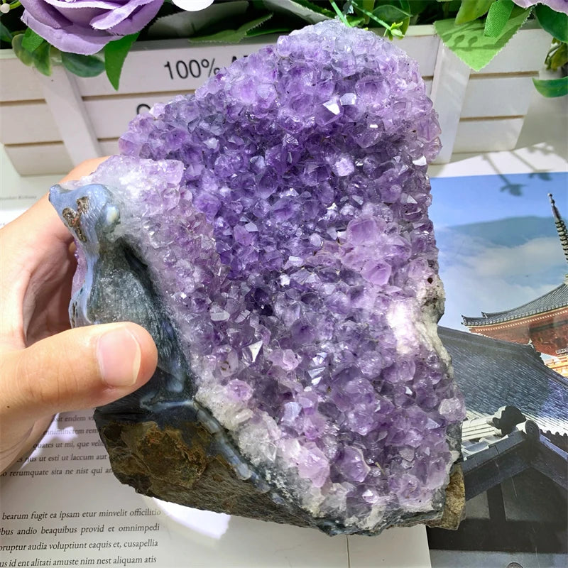 Hot Sale High Quality Amethyst Crystal Cluster Natural Crystal Stone for Home Decoration