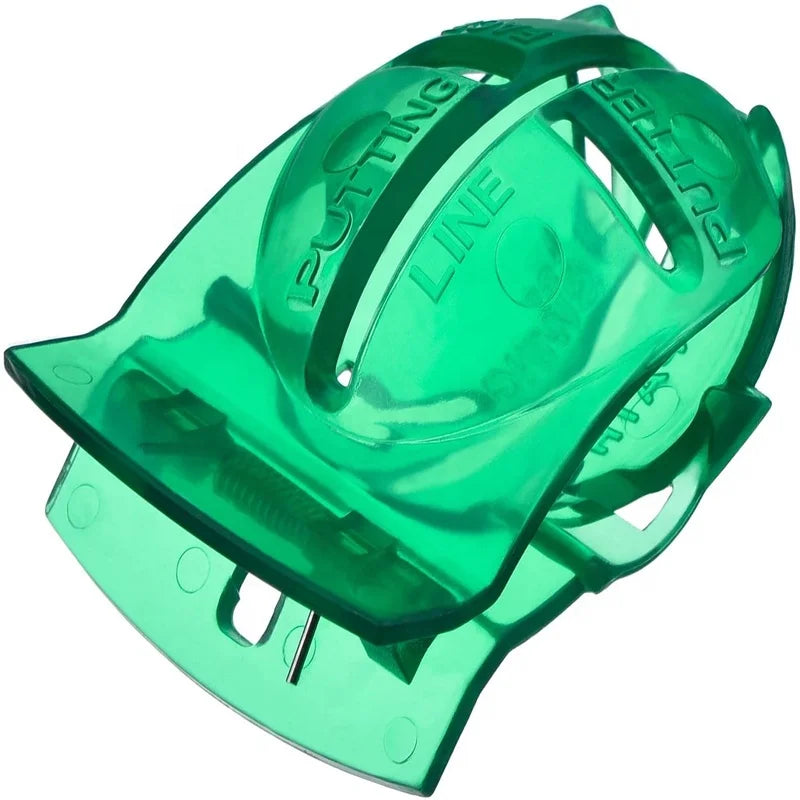 Portable Golf Ball Marker Liner Alignment Tool with Dotted Line for Putting Golf Accessories