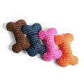 New Style Vocal Cleansing Training Custom Dog Toy Pet Bone Toy Corduroy