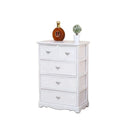 Hot-sale Distressed Green Paulownia Wood Shabby Chic Sideboard Storage Cabinet