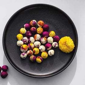 Xanadu 5g Tea Wholesale 200 PCs/KG Mini Natural Yunnan Chinese Dried Flower Hand Roll Heath Balls Handmade Custom 0 Tea Caffein