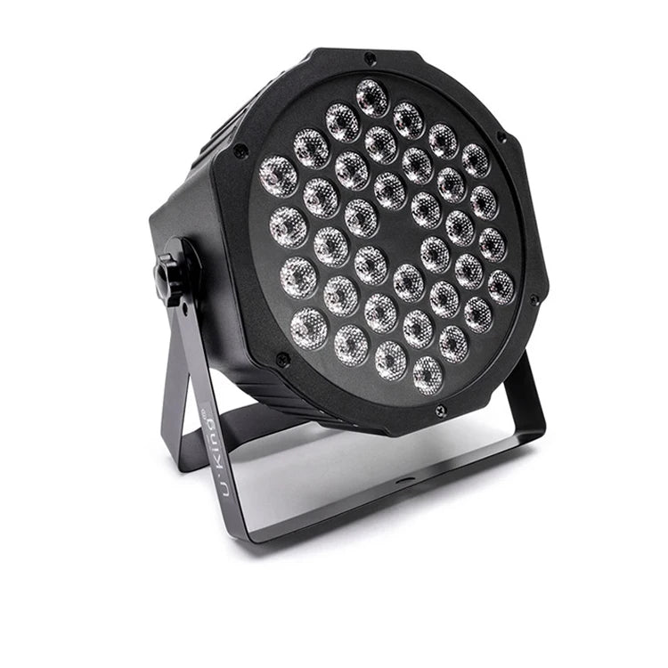 U King 72W 36PCS LEDs RGB Aluminum DMX Control Sound Activated Par Cans Lights