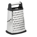 8" Stainless Steel Multi-functional 4-Sided Box Grater for Fruit Vegetables Cheese Chocolate-Manual Use Dishwasher Safe