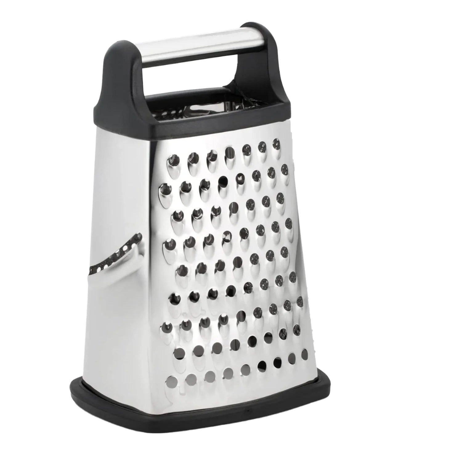 8" Stainless Steel Multi-functional 4-Sided Box Grater for Fruit Vegetables Cheese Chocolate-Manual Use Dishwasher Safe