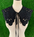 Black Color Lace Neck Collar Design  Dress Decoration Lace Trimming Collar