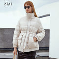 Customized Padded Jacket Stand Collar Winter Warm Woman Jacket and Coat Fashion Europe and the United States Padded Jacket