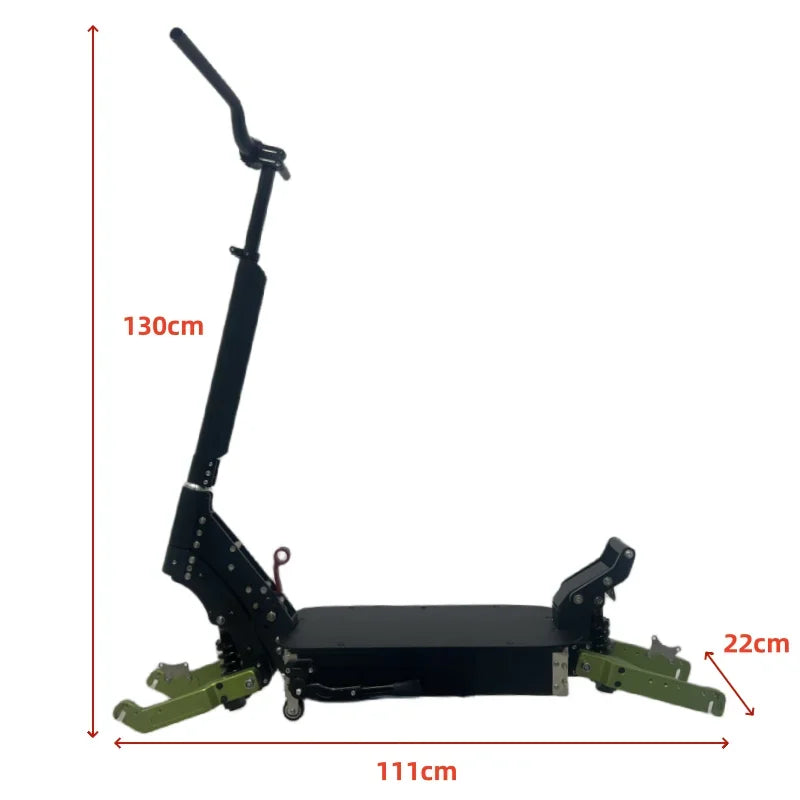Electric Scooter Parts Foldable Frame M7 11inch Tire Hydraulic Spring Integrated Shock Absorber Frame
