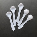 Plastic Small Measuring Spoon Mini Powder Spoon 0.25g / 0.5ml Modern Teaspoon Milk Powder Plastic White or Custom Plastic Scoops