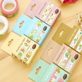 10mx15mm Cute Corner Bio Paper Box Single Sided Waterproof Adhesive Tape Journaling Writing Tape Deco Gift Label Masking Tapes