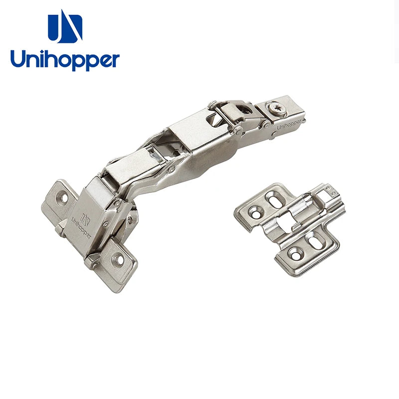 UNIHOPPER 165 Degrees Slow Closing Full Half Overlay Insert Slide on Hydraulic Soft Close Cabinet Hinge