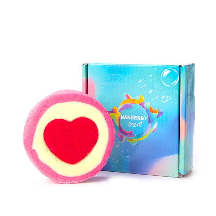 All Natural Love Heart Shape Soap Bubble Bar Bathing Handmade Soap Vegan Hotel Bubble Bath Bar