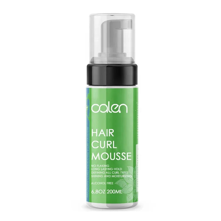 Custom Label Organic Curly Hair Foam Sticker Strong Hold Hair Mousse