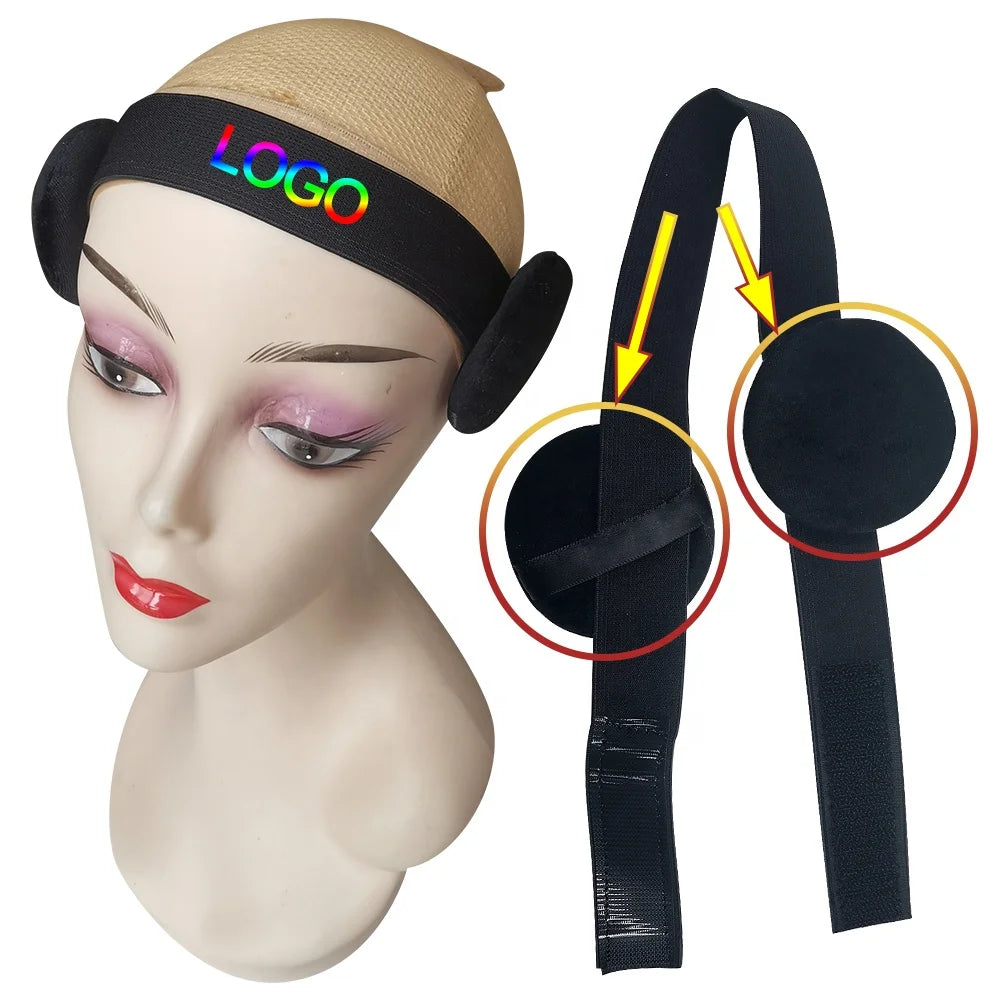 Custom Edge Slay Elastic Melt Band Lace New Hair Extension Tool with Ear Protective Design