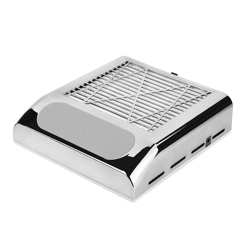 80W High-power Japanese Nail Vacuum Cleaner with Hand Pad 858-8 Desktop Nail Dust Vacuum Cleaner Nail Dust Collection Device