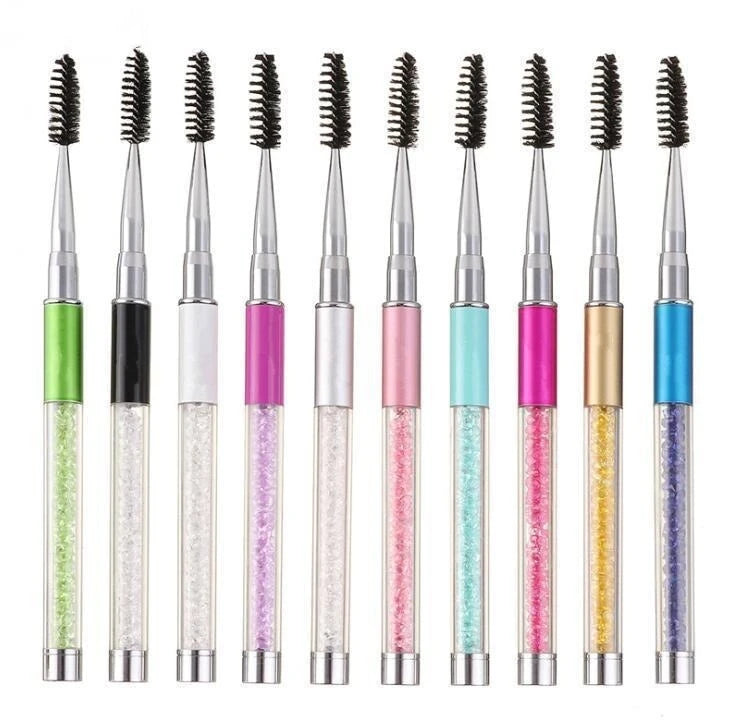 Wholesale Hot Selling Reusable Makeup Tool Eyelash Crystal Mascara Lash Wands Pen