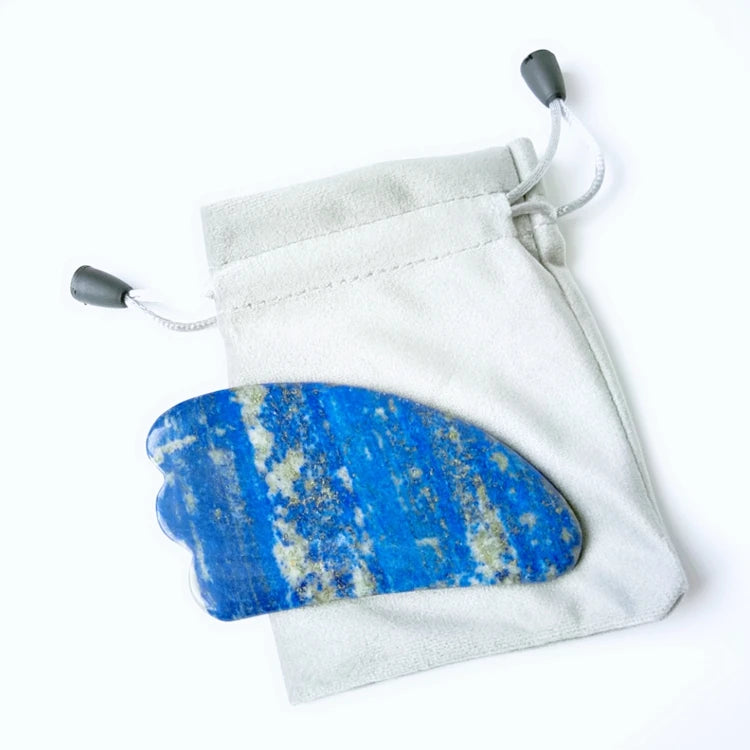 DIY Factory Price Natural Hand Made Lapis Lazuli Gua Sha Customized